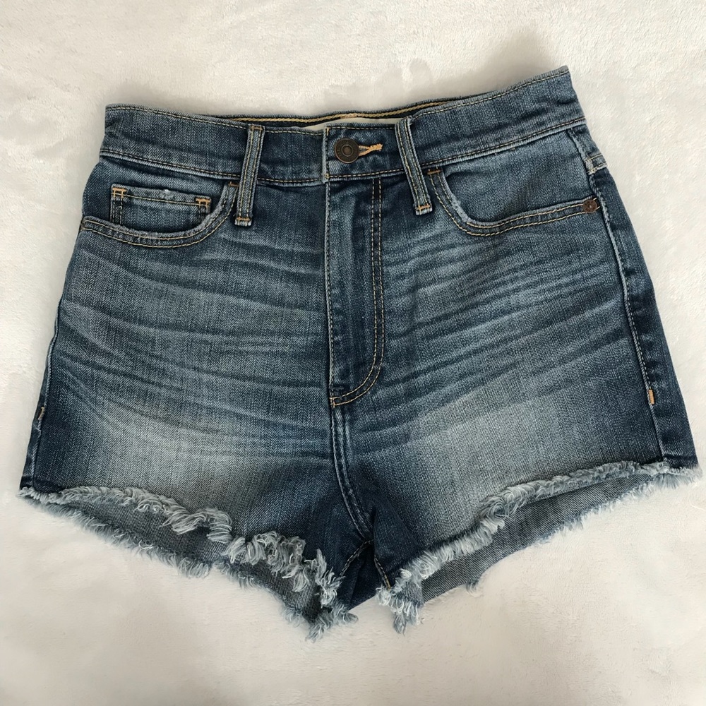 Abercrombie High Waist Jean Shorts 00